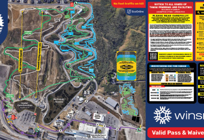 WinSport Bike Park Map Centre 2025