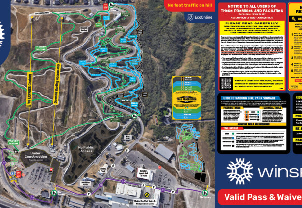 WinSport Bike Park Map Centre   2025