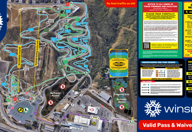 2026 WinSport Summer Trail Map 1600x809