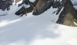 Mountains at haig glacier 