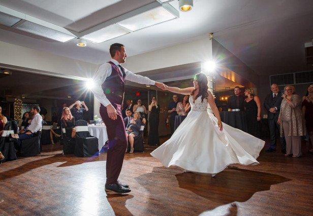 Couple dancing at bill warren training centre