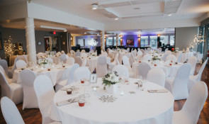 wedding tables at bill warren training centre 