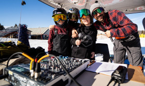 WinSport OutdoorEvents KidsatMicrophoneTable
