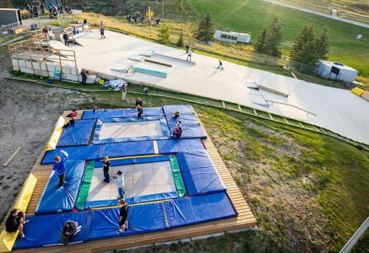 Dryslope and Trampoline training