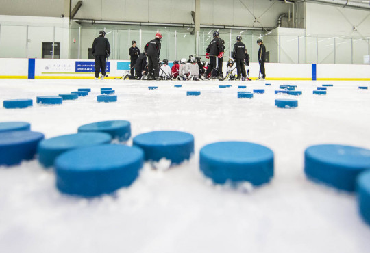 Winsport Hockey bluepuckscovertheice
