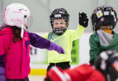 Winsport Skating childrenwearinghelmets