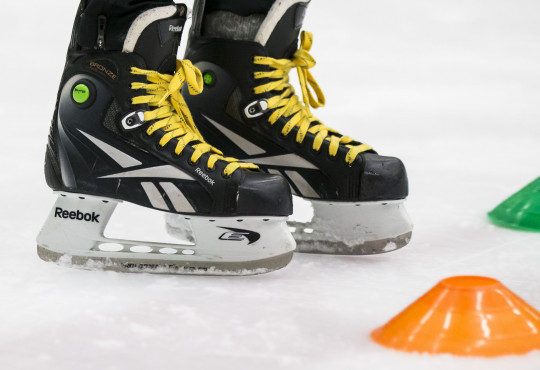 Winsport Skating closeuphockeyskates