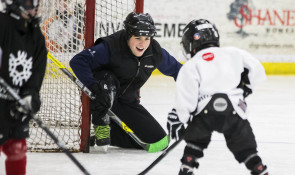 WinSport hockey volunteer 